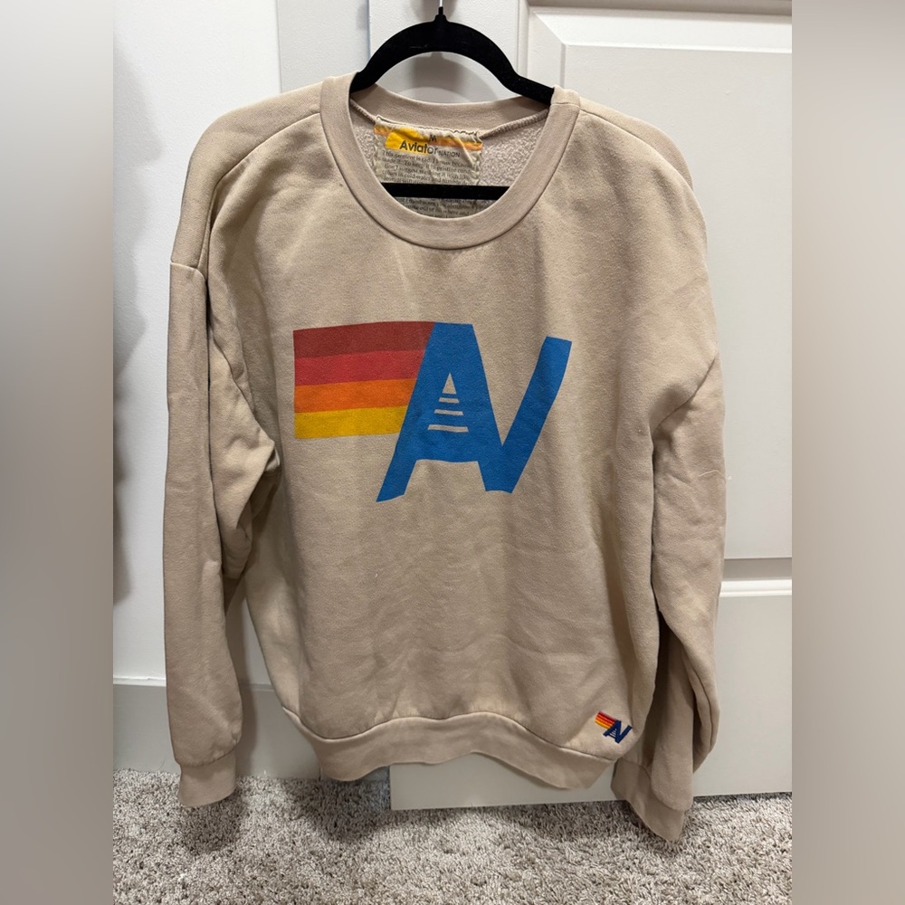 Aviator Nation Medium Brown Sweatshirt. 🤠⚡️